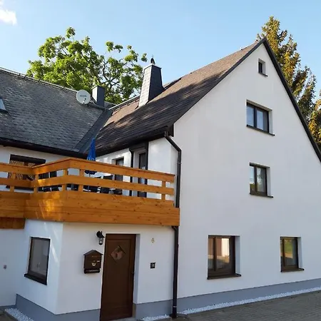 Familienfreundliche Ferienwohnung Zschorlau Exterior foto